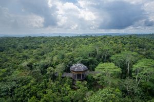 Samboja Lodge Aerial View